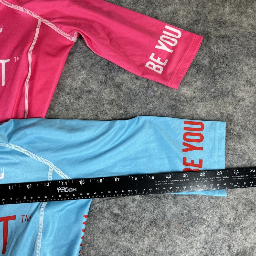 2 MUMU Be Your Goat Cycling Apparel 1-Piece Women's‎ XS Pink & Blue Padded New - Picture 2 of 9